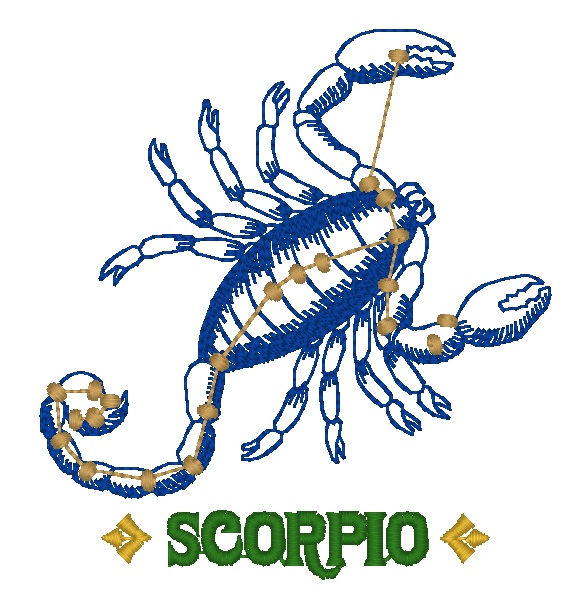Scorpio, Größe: 9*9,6 cm
Material: Viskosestickgarn und Viesunterlage

Eigenschaften: besonders hautfreundlich, kochfest

                             überbügelbar auf Stufe 2

Artikelnummer: 20808

Preis: 6,99 incl. MwSt.